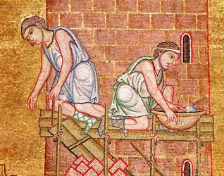 The Tower of Babel, (detail)